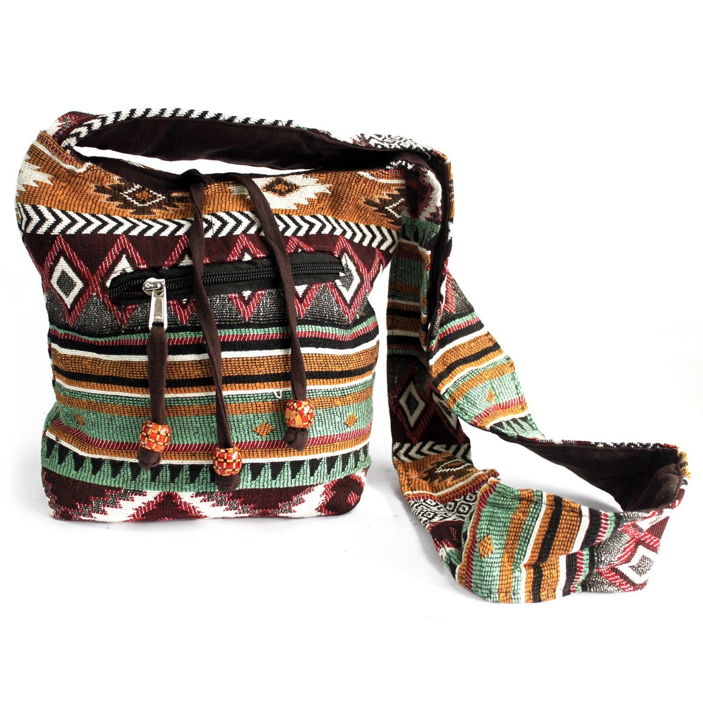 Jacquard Slingbag 'Chocolate' – Der vielseitige Reisebegleiter