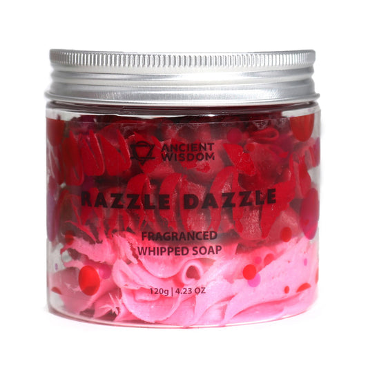 Razzle Dazzle Whipped Cream Seife – Luftig-leichte Duschcreme mit Kokosöl (120g)