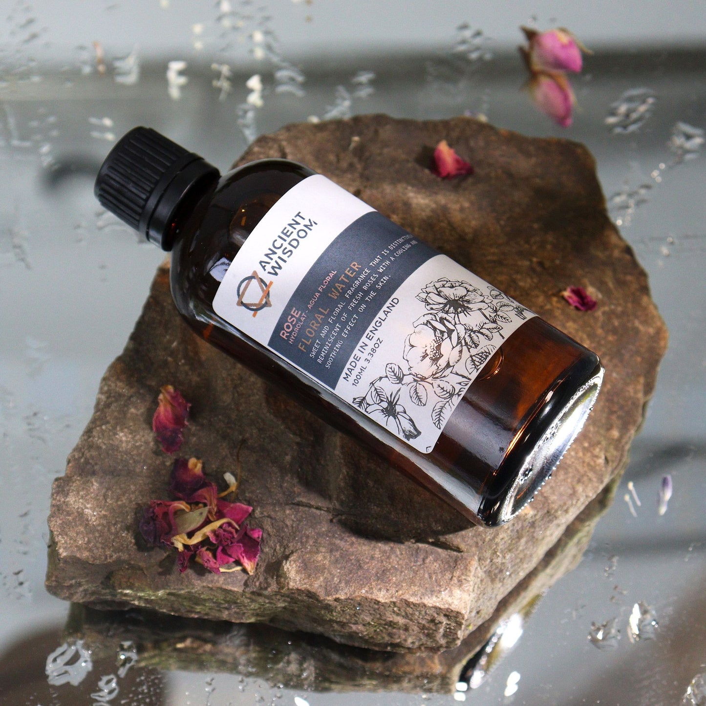 Rosenglanz Hydrolat 100ml – Feuchtigkeitsspender & Gesichtswasser aus Damaszener Rose