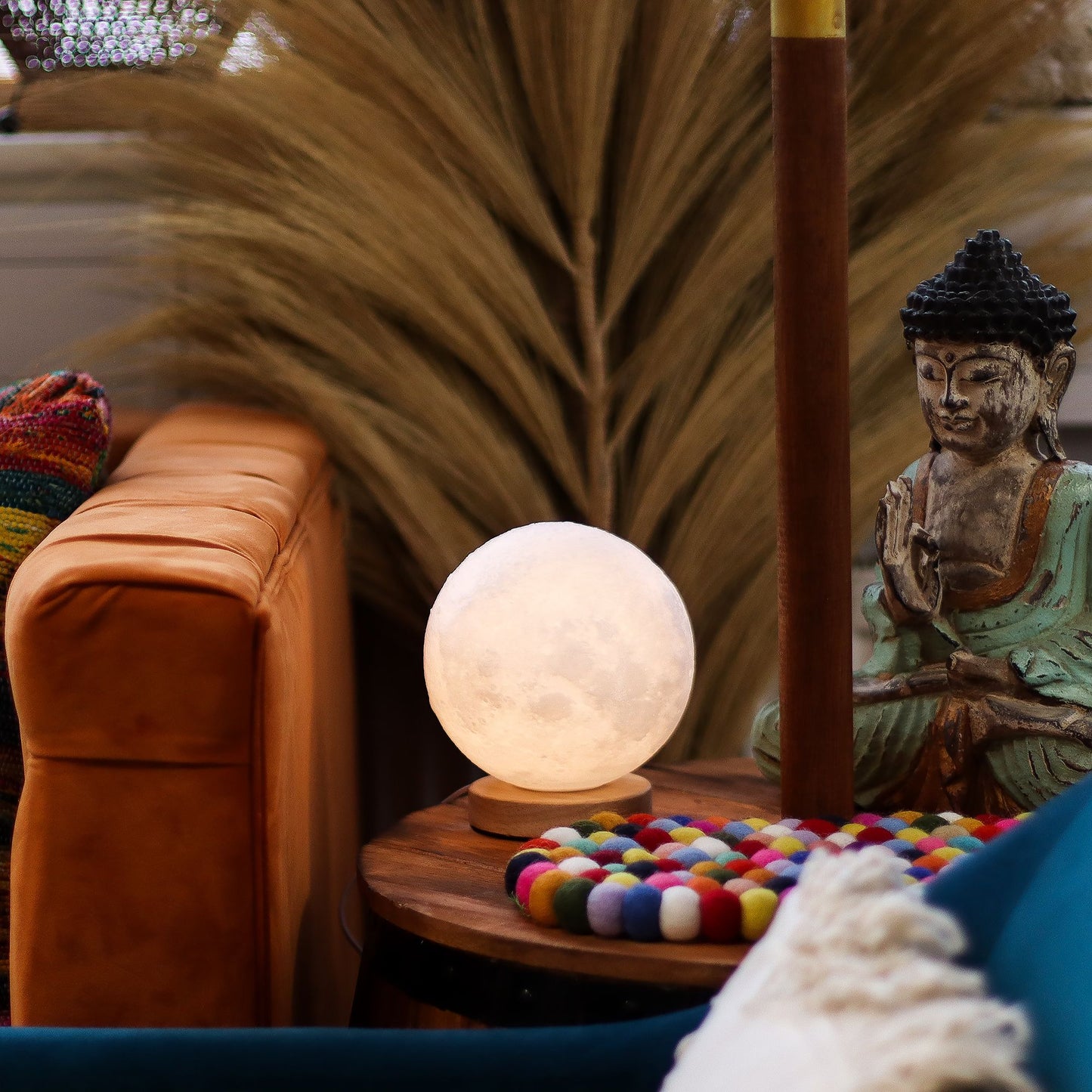 New Wave Moon – USB-Tischleuchte mit 3-stufiger Helligkeitssteuerung