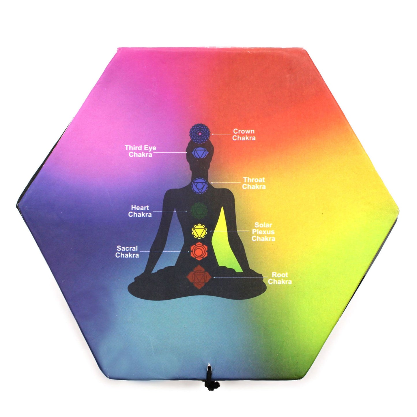 Klangschalen-Set Yoga Moves in Weiß-Blau, 10,7 cm – Handgefertigt aus Messing