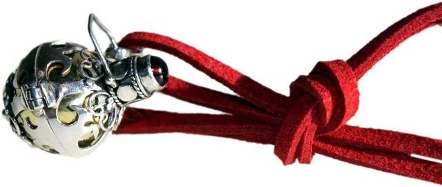 Engelsglocke Magic aus 925er Sterlingsilber – Handgefertigt in Bali, 18mm