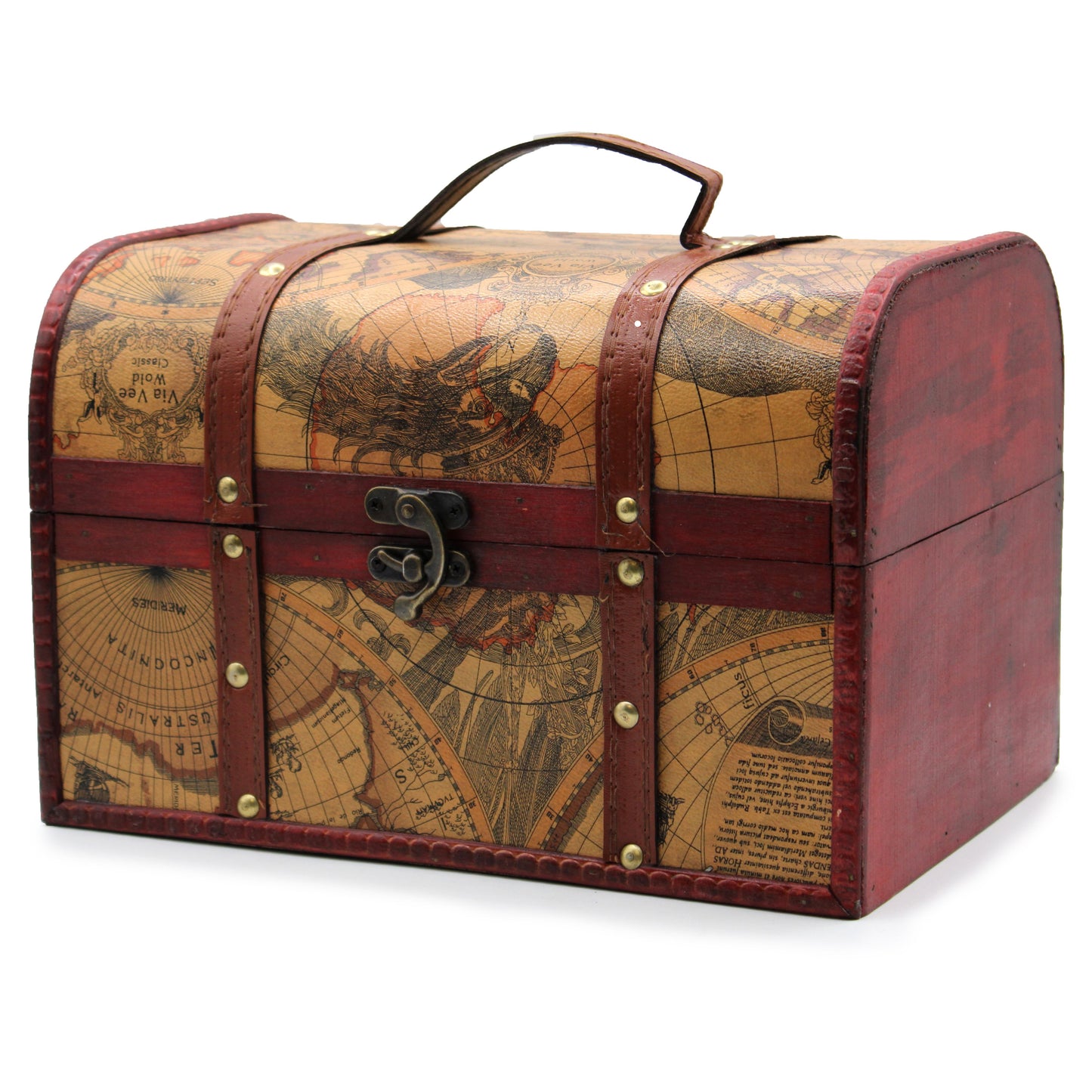 Set mit 3 Vintage-Schatullen im Kolonialstil - Antik-Optik