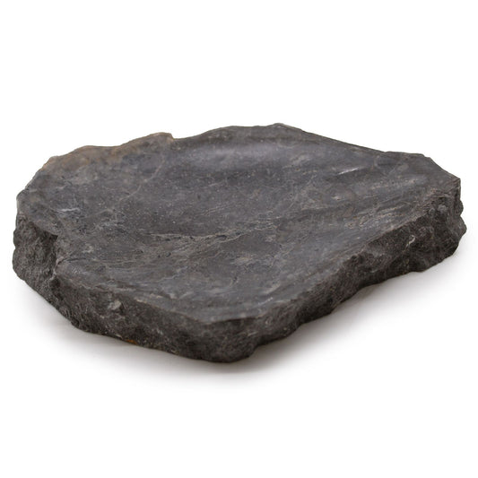 Seifenschale aus Naturstein – Grauer Marmor mit einzigartiger Maserung