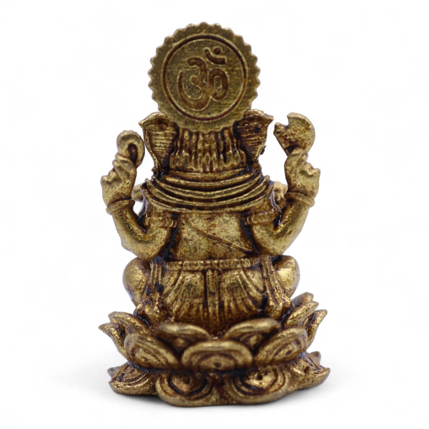 Handgefertigte Ganesha-Miniatur aus Messing – Symbol für Weisheit und Neuanfang