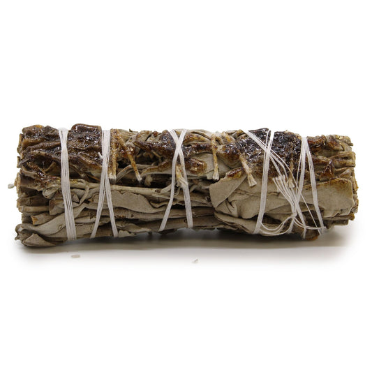 Premium Räucherbündel – Weißer Salbei mit Copalharz, 10 cm