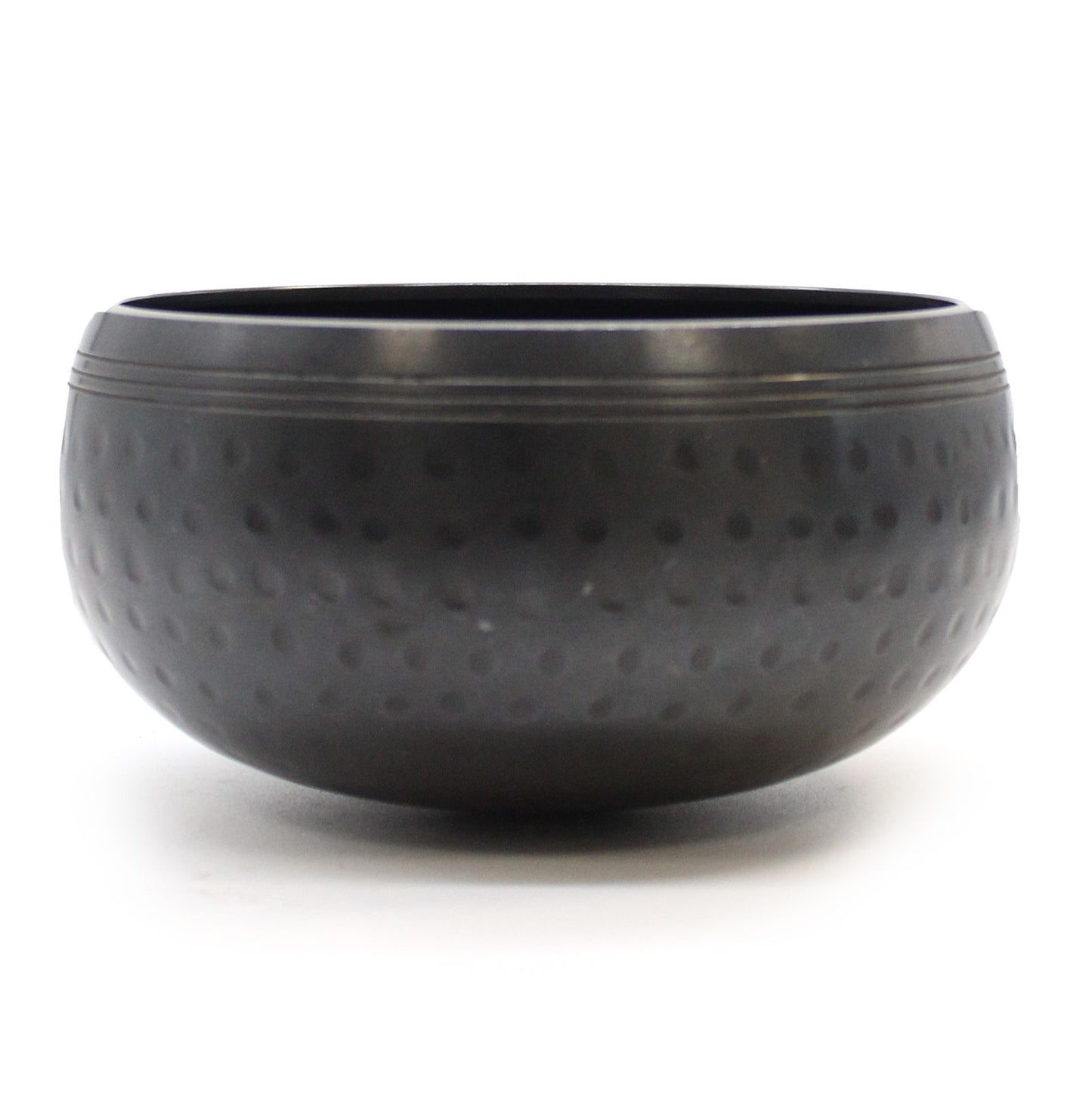 Handgefertigte Messing-Klangschale in Schwarz, 14 cm – Für Meditation & Harmonie