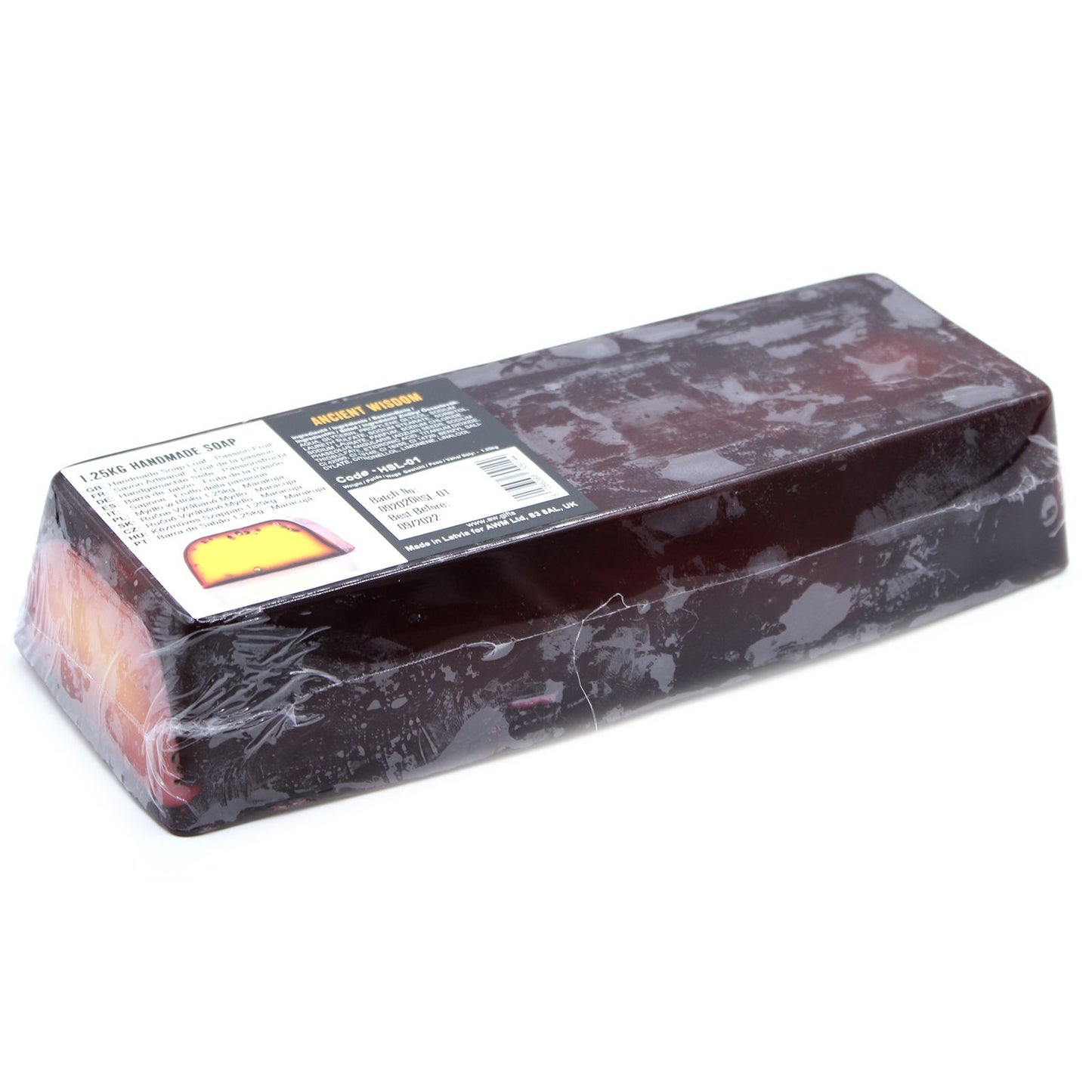 Natürliche Passionsfrucht Seife mit Adzukibohnen-Peeling – Handgefertigt