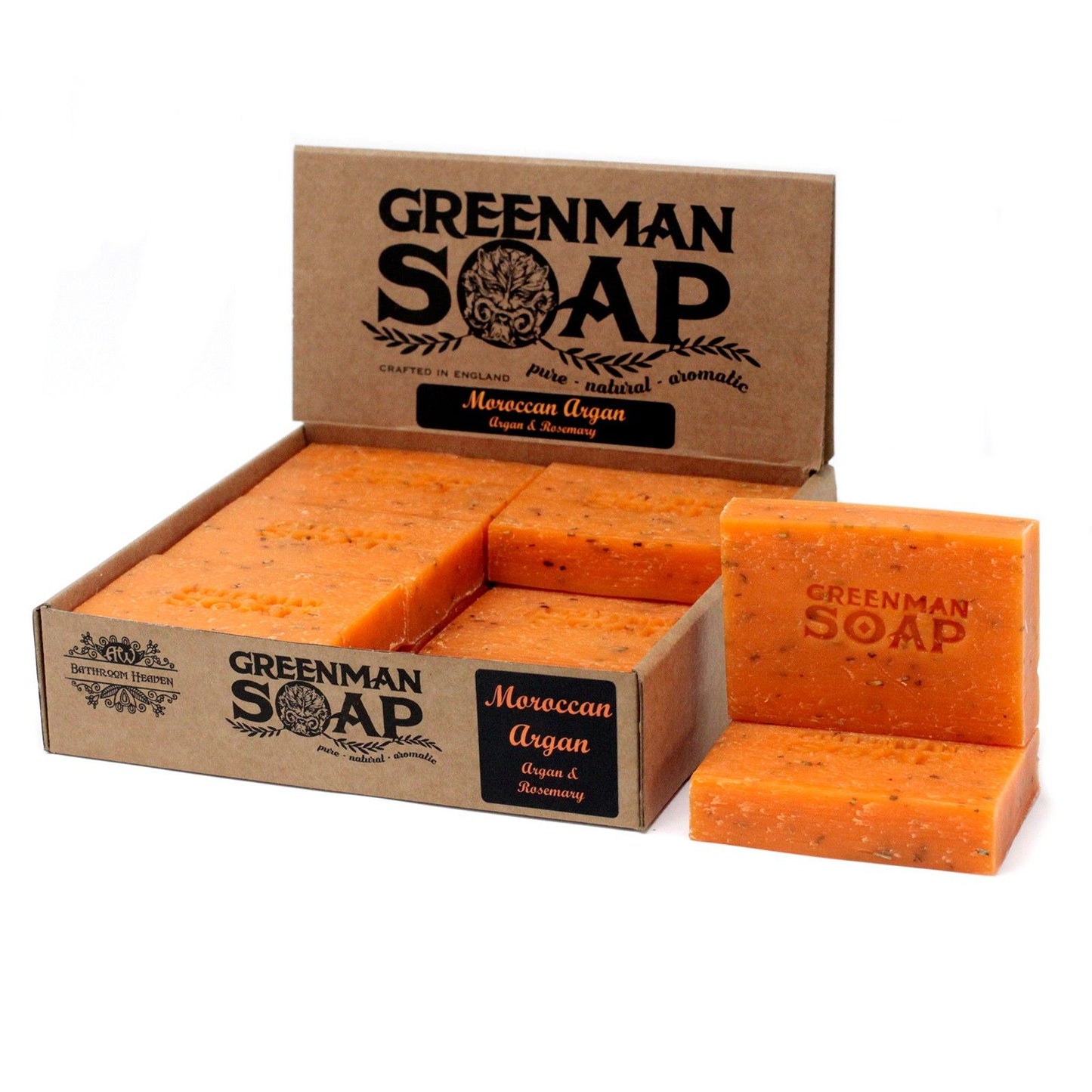 Greenman Seife Golden Argan – Handgemachtes Naturritual aus England (100g)