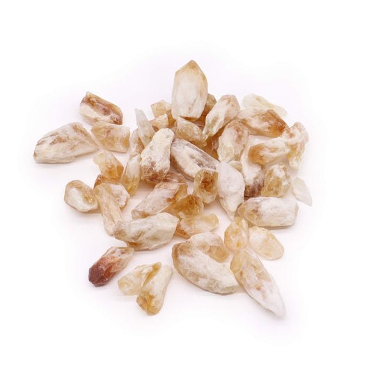 Rohkristall-Set Citrin Topas Punkte (500g) - Natürliche Sonnenenergie
