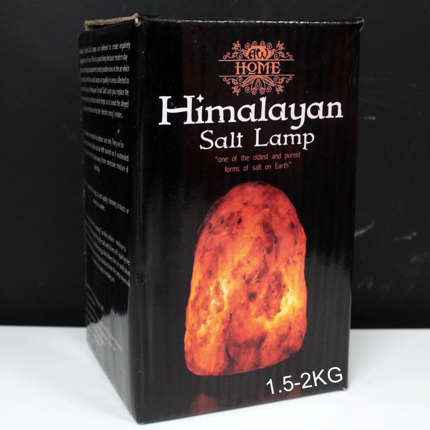 Himalaya-Salzlampe aus Naturkristall – Handgefertigtes Unikat (ca. 1,5–2 kg)