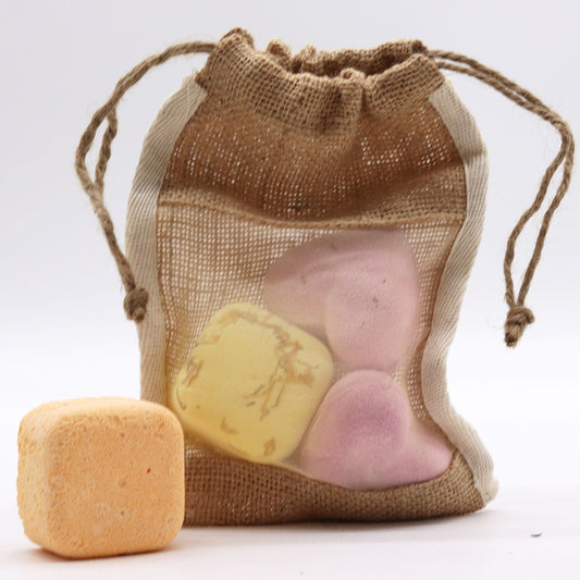 Sichtfensterbeutel aus med washed Jute - 21x15cm - Nachhaltige Geschenkverpackung