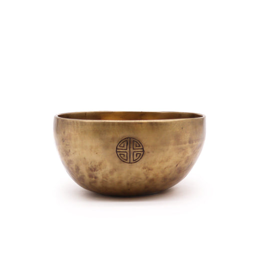 Klangschale 'Himalaya-Mond' 13 cm - Handgefertigt in Nepal