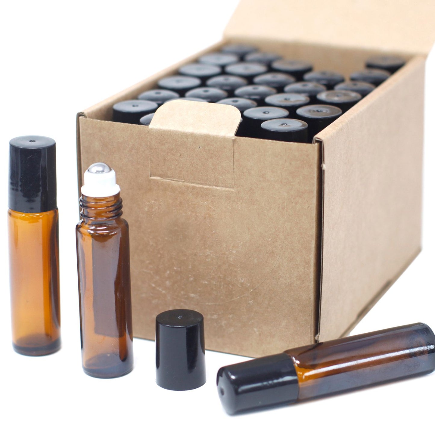 Set mit 30 ätherischen Roll-On Ölen für Lebensfreude – Unbedruckt & Natürlich