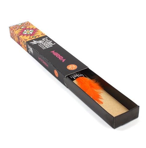 Handgerollte Myrrhe-Räucherstäbchen – 12 dekorative Packungen von Tribal Soul