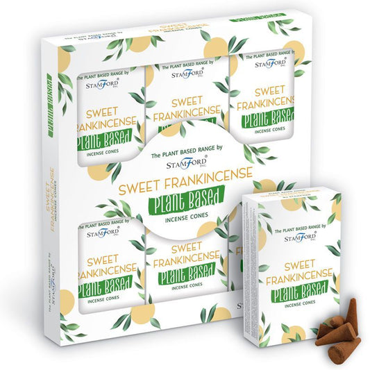 Stamford Premium Räucherkegel Sweet Frankincense – 12 Stück, pflanzlich