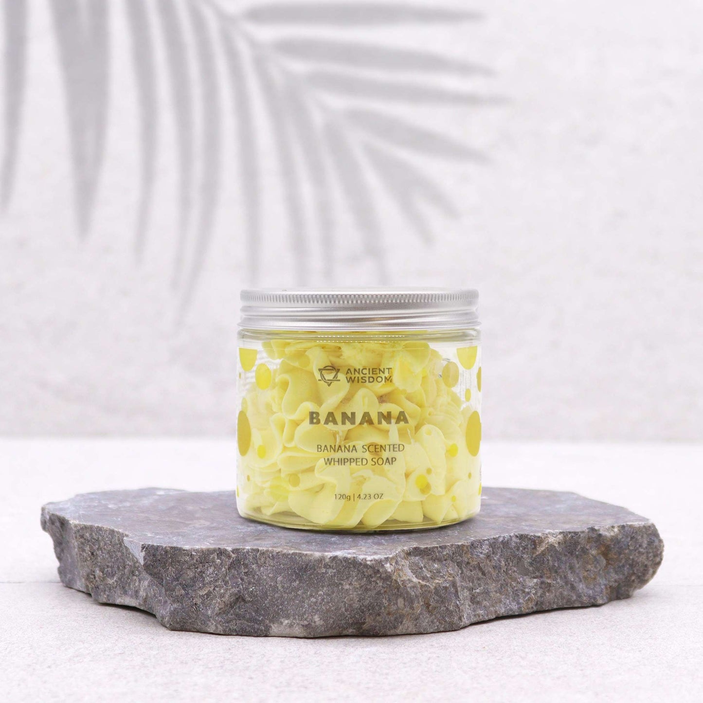 Cremige Schlagseife 'Banane' – Sanfte Reinigung mit samtiger Textur (120g)