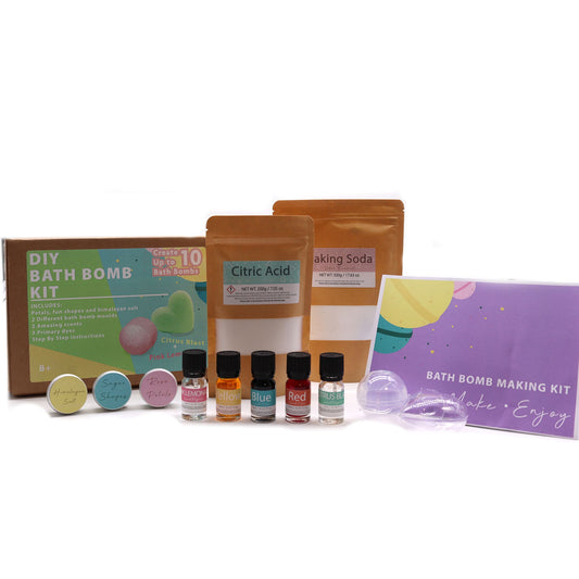 DIY Badebomben-Set 'Zitrusfreude' – 10 Stück mit 2 Düften & natürlichen Zutaten