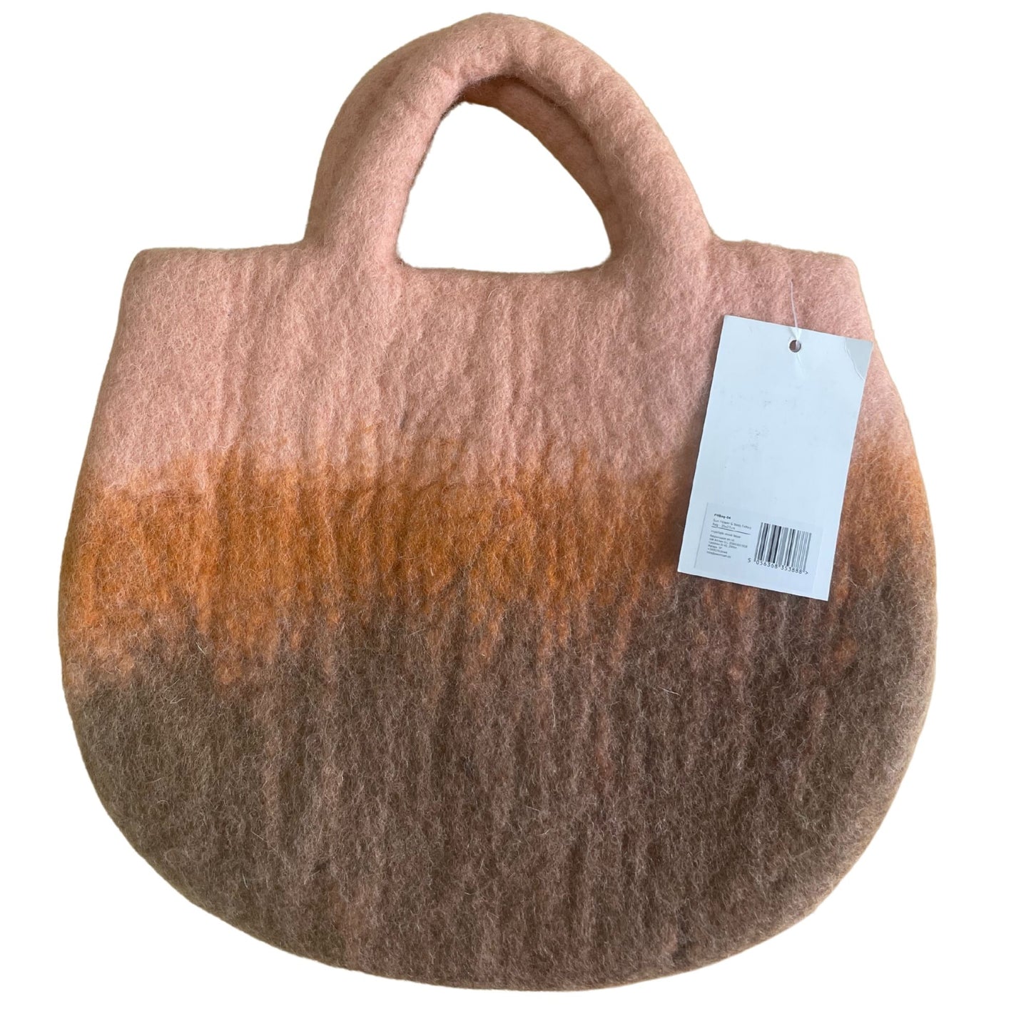Filztasche 'Sonnenblumen & Bienen' – Handgefertigte Wolltasche 35 x 27 cm