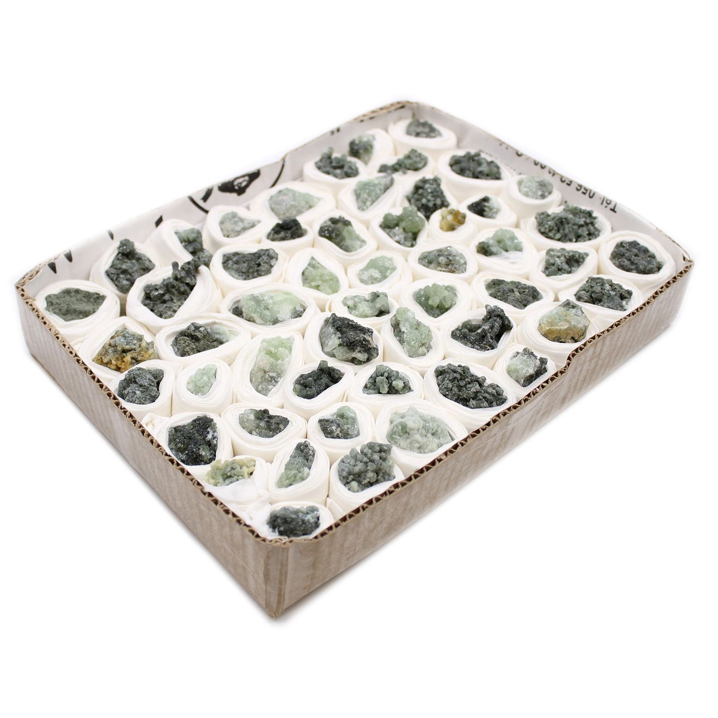 Prehnit-Kollektion (ca. 100 Steine) – Handverlesene Mineralien in Grün-Gelb