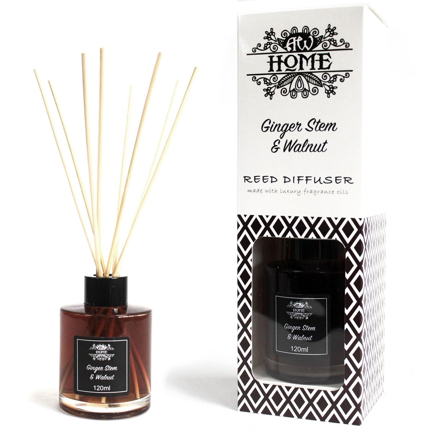 Duftstäbchen Diffusor Ingwer & Walnuss - 120ml