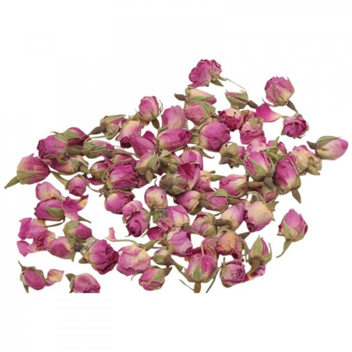 Natürlich getrocknete Rosenknospen Zartrosa - 0,5 kg Blütendekoration für Hochzeit & Deko