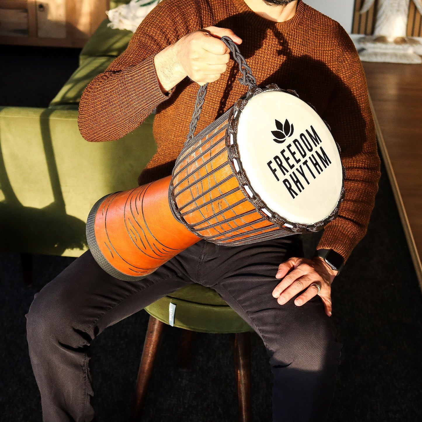 Freedom Rhythm Pro Djembe – Für scharfe Hochtöne und präzise Rhythmen
