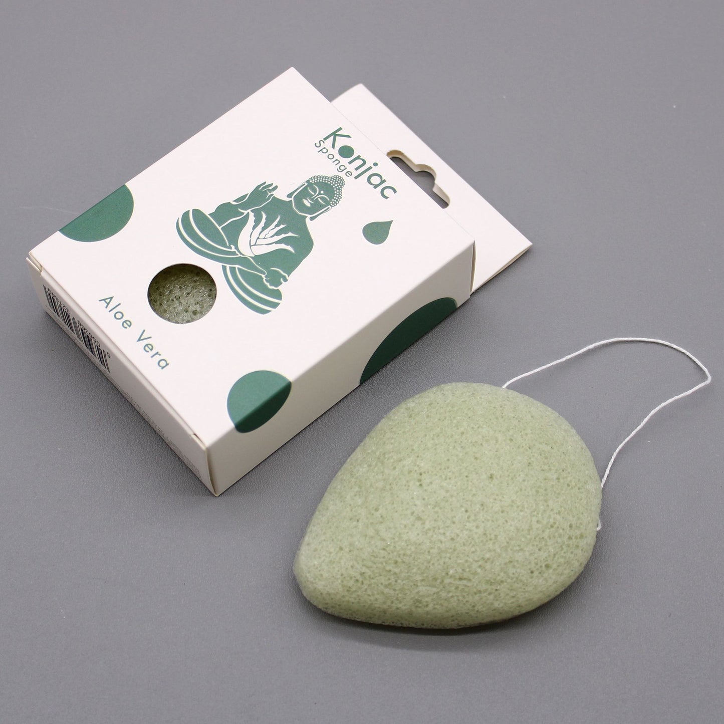 Konjac-Gesichtsschwamm mit Aloe Vera in Tränenform