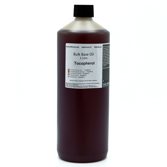 Reines Vitamin E Öl (Tocopherol) – 1 Liter Vorratsflasche