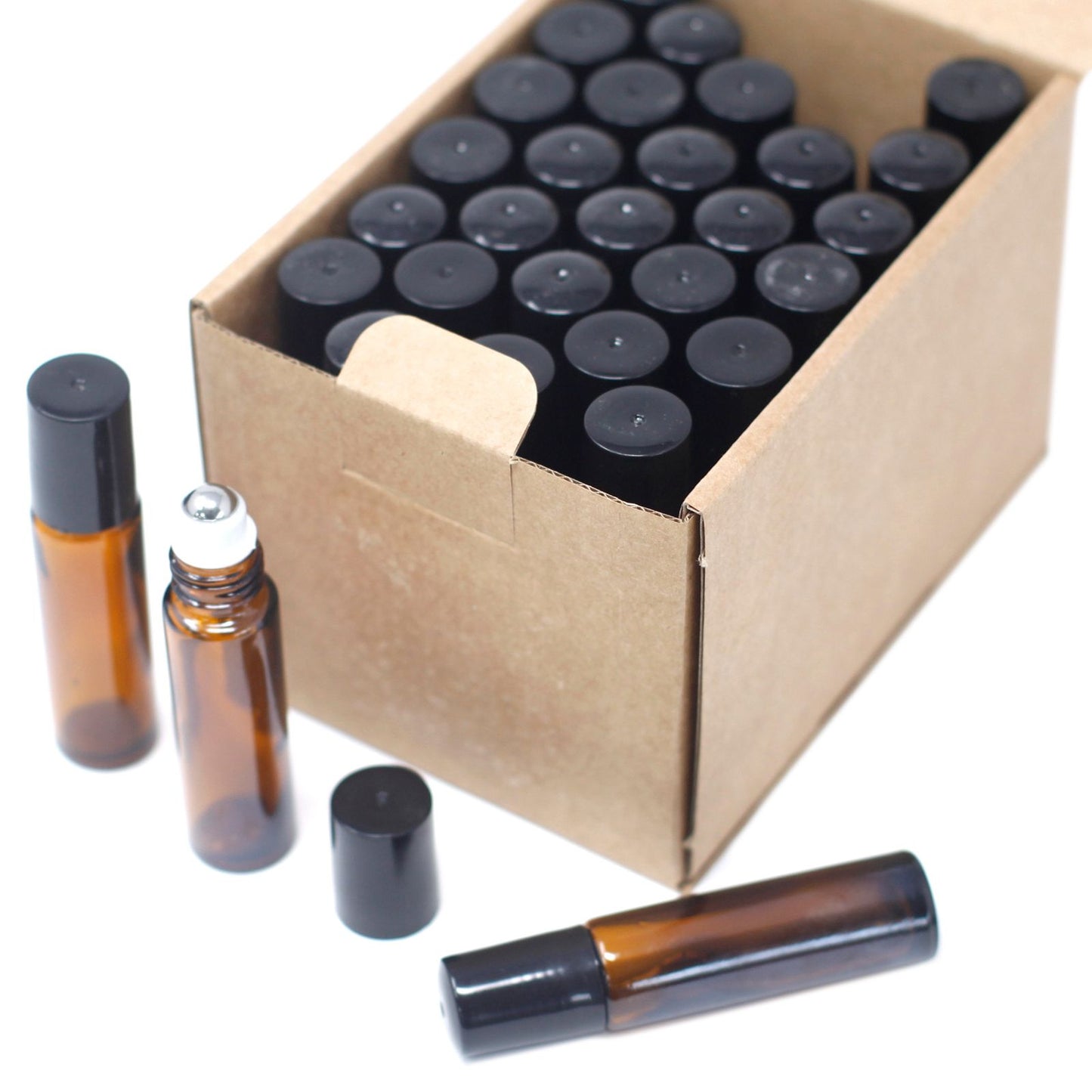 Set mit 30 ätherischen Roll-On Ölen für Lebensfreude – Unbedruckt & Natürlich