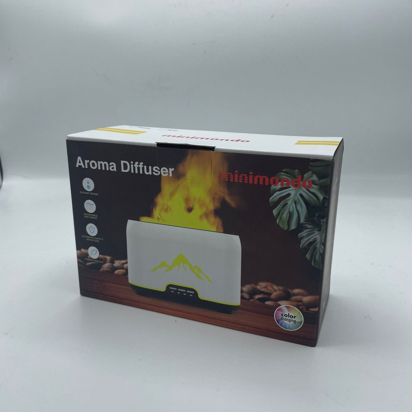 Aromavernebler mit Flammeneffekt – 240ml Ultraschall-Diffusor & LED-Beleuchtung