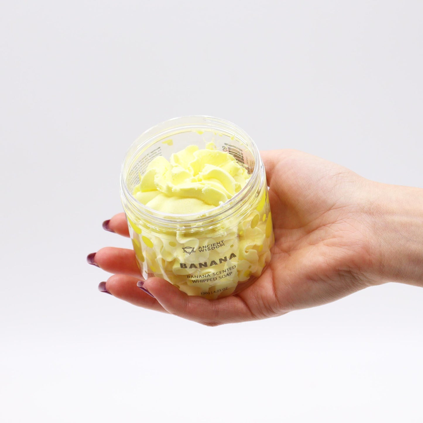 Cremige Schlagseife 'Banane' – Sanfte Reinigung mit samtiger Textur (120g)