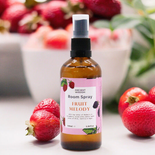 Raumspray 'Fruchtige Träume' - 100ml Amberglas
