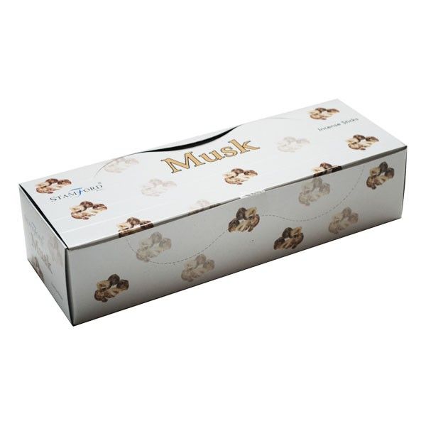 Mystischer Moschus Räucherstäbchen – 120 Stück handgerollte Premium-Duftstäbchen
