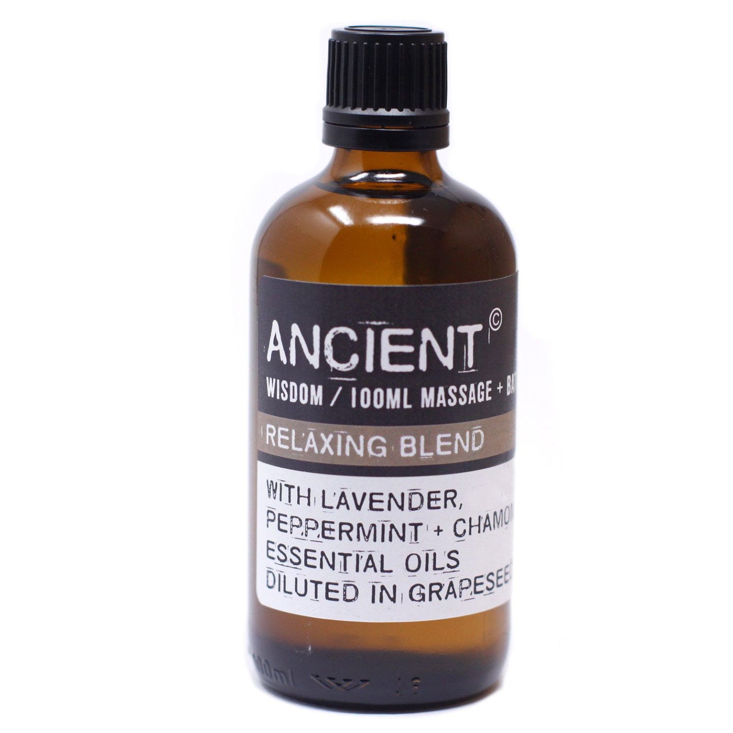 Entspannungs-Massageöl mit Lavendel, Fenchel, Pfefferminze & Kamille – 100ml