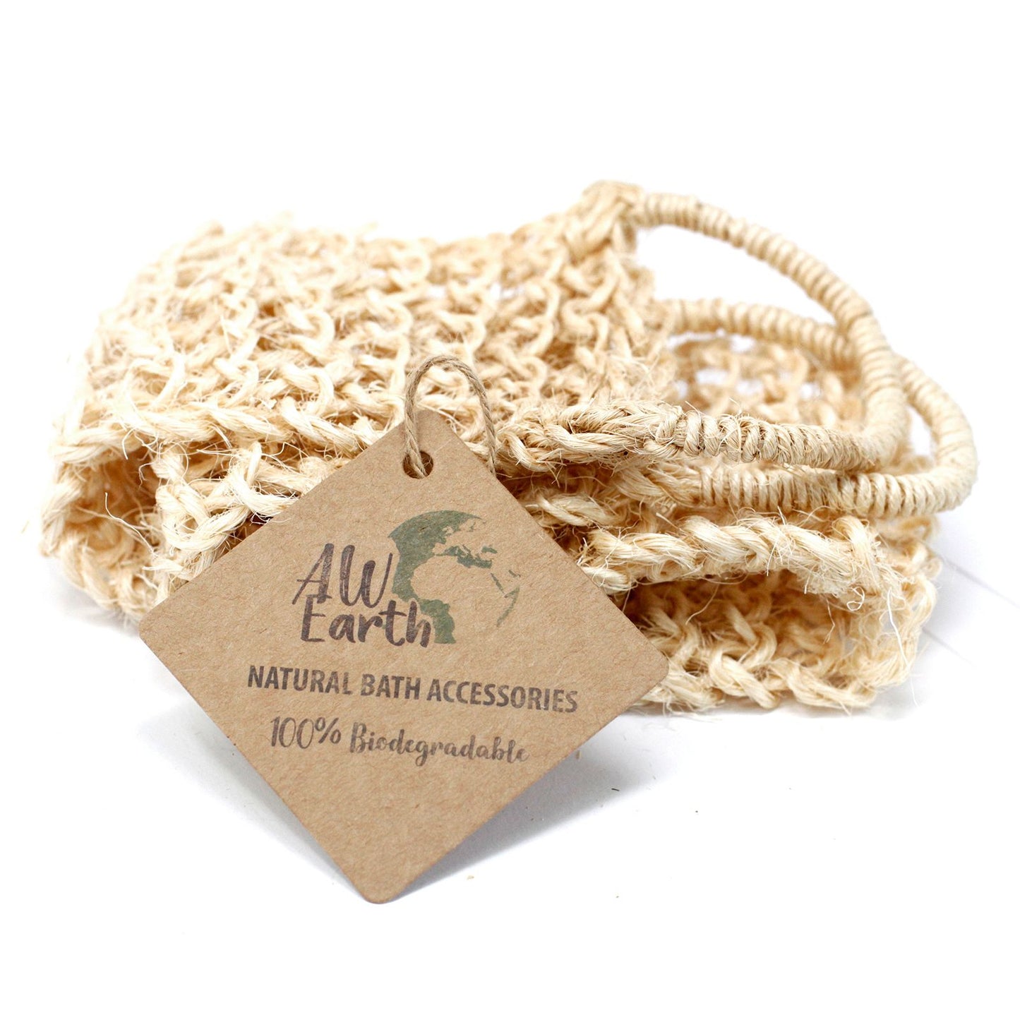 Natürlicher Peeling-Handschwamm aus Sisal & Baumwolle