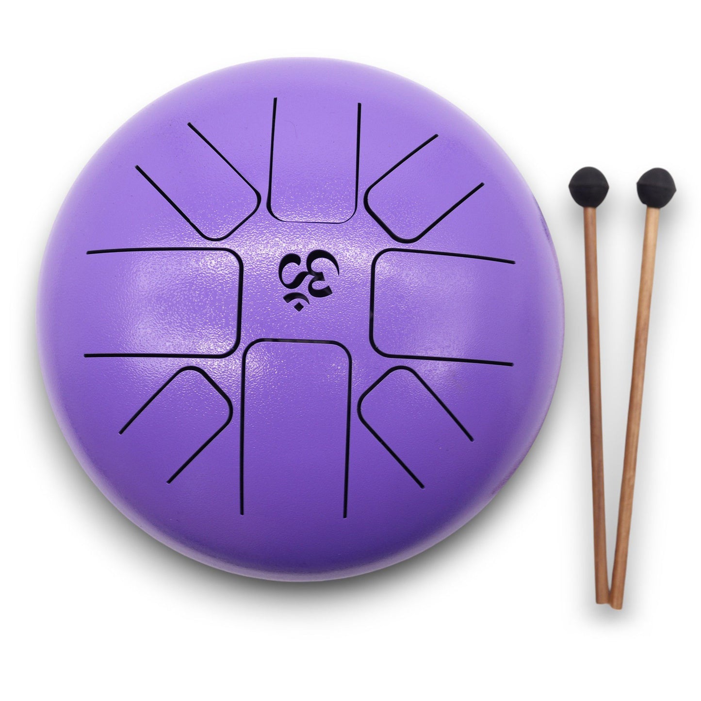 Steel Tongue Happy Drum OM in Violett - 8-tönige Stahlzungen-Trommel mit Tasche