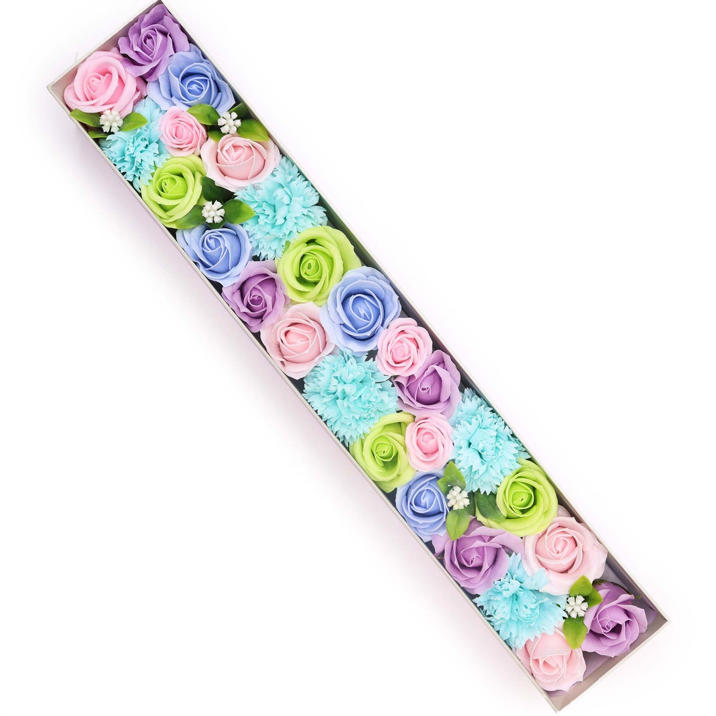 Seifenblumen-Geschenkset 'Kleiner Segen' in Blau – Extra lange Präsentationsbox