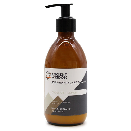 Natürliche Körperlotion Kokos & Zitrone – 300ml für seidig-weiche Haut