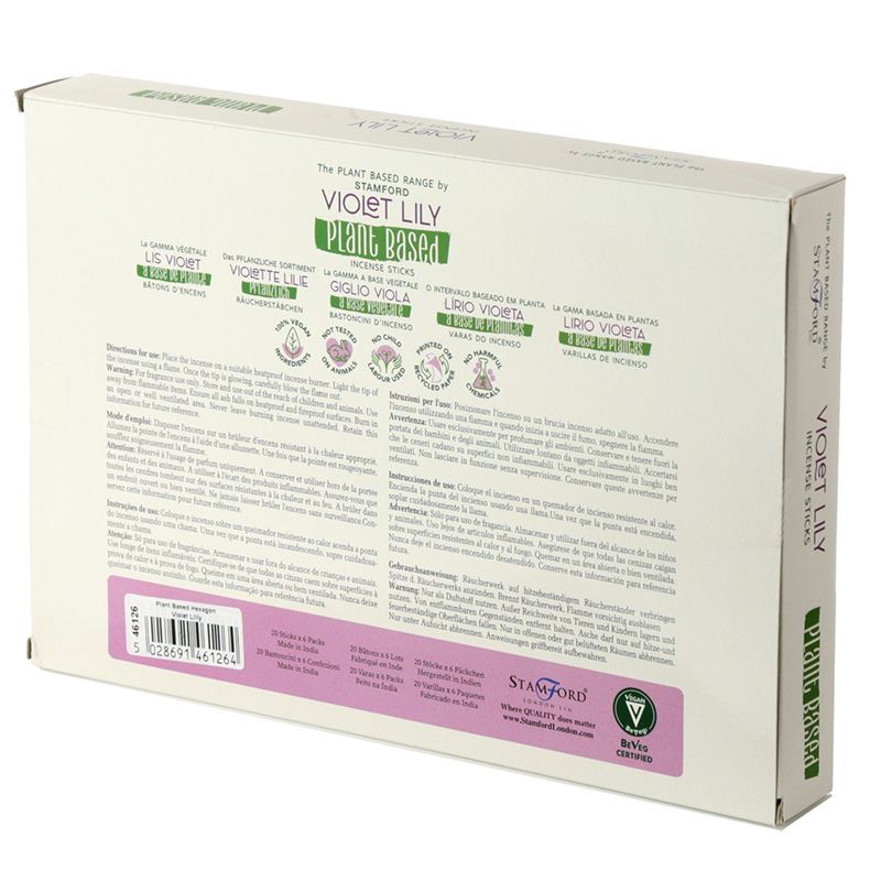 Premium Räucherstäbchen Veilchen-Lilie – Pflanzlich & Vegan