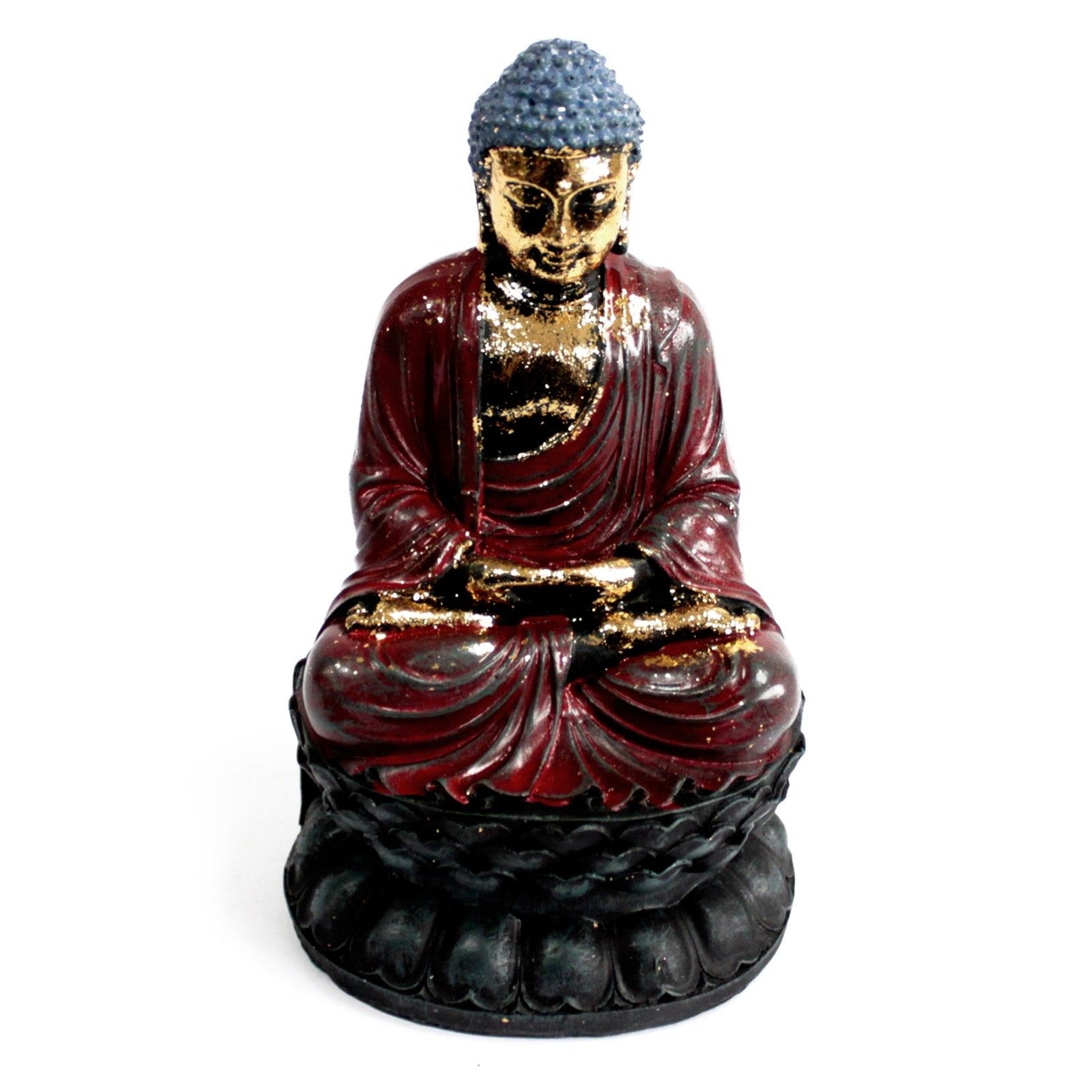 Klassische Buddha Statue aus Resin - Zeitlose Ruhe für Ihr Zuhause