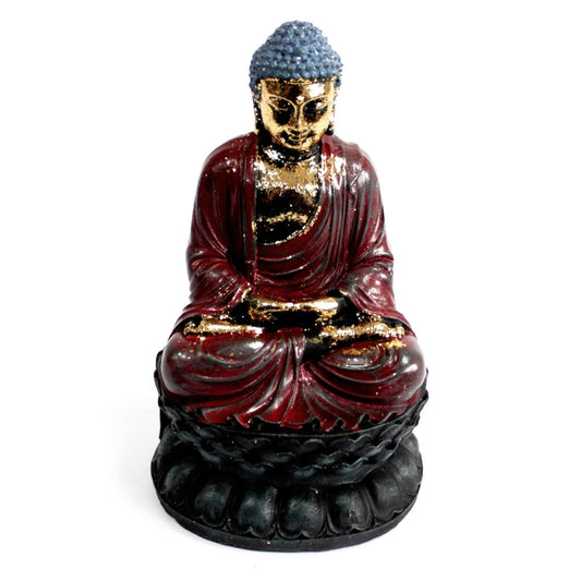 Klassische Buddha Statue aus Resin - Zeitlose Ruhe für Ihr Zuhause