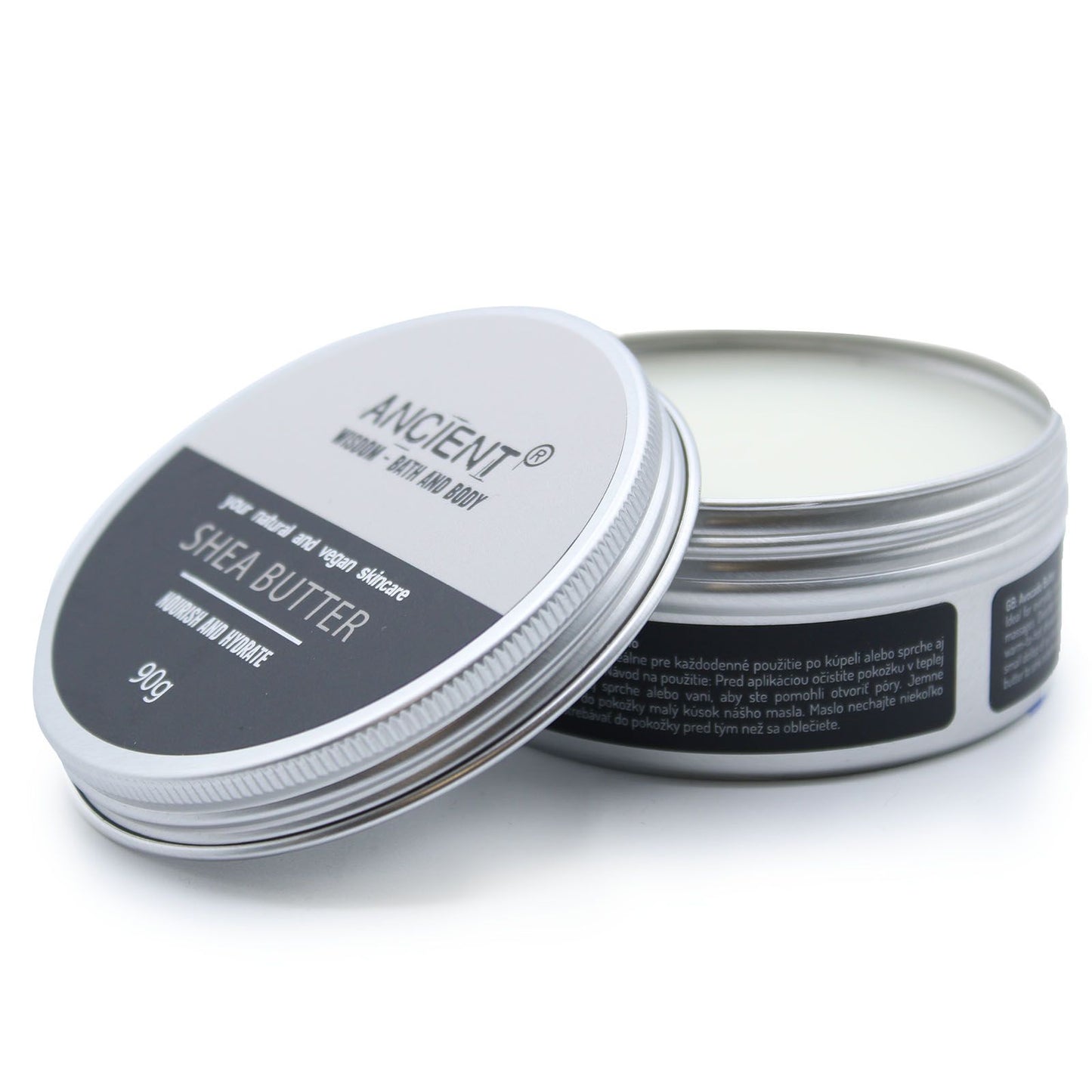 Reine Shea Butter Körperpflege – 90g Dose für intensive Regeneration