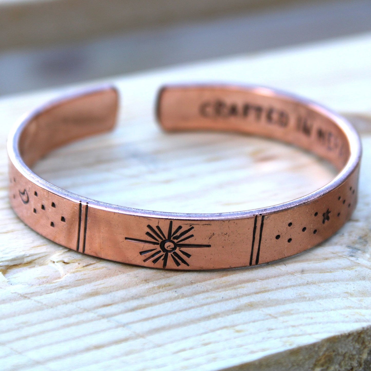 Galaxie Armband mit persönlicher Motivationsbotschaft