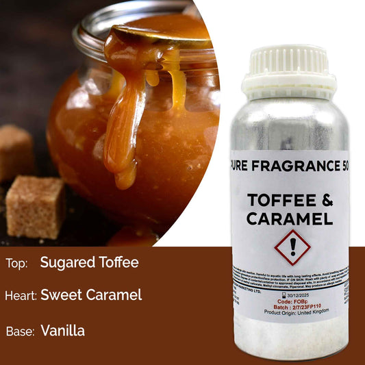 Duftkonzentrat Karamell-Toffee - 500ml für Raumdüfte & Handmade-Kreationen