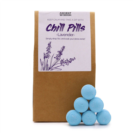 Lavendel Badebomben Geschenkset - 30 Mini-Kugeln für Entspannung