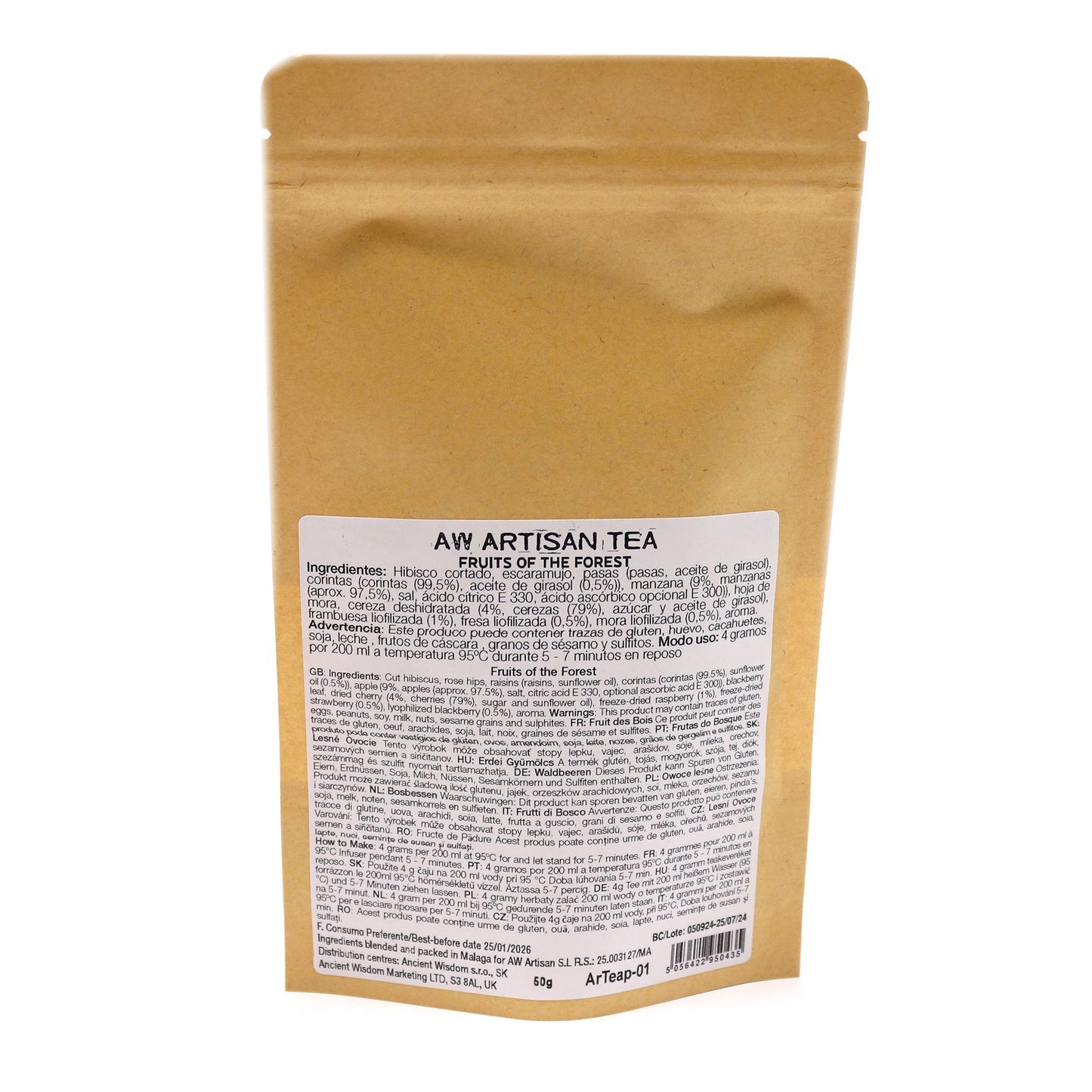 Waldbeeren-Kräutertee – Hibiskus mit Himbeere & Kirschstücken