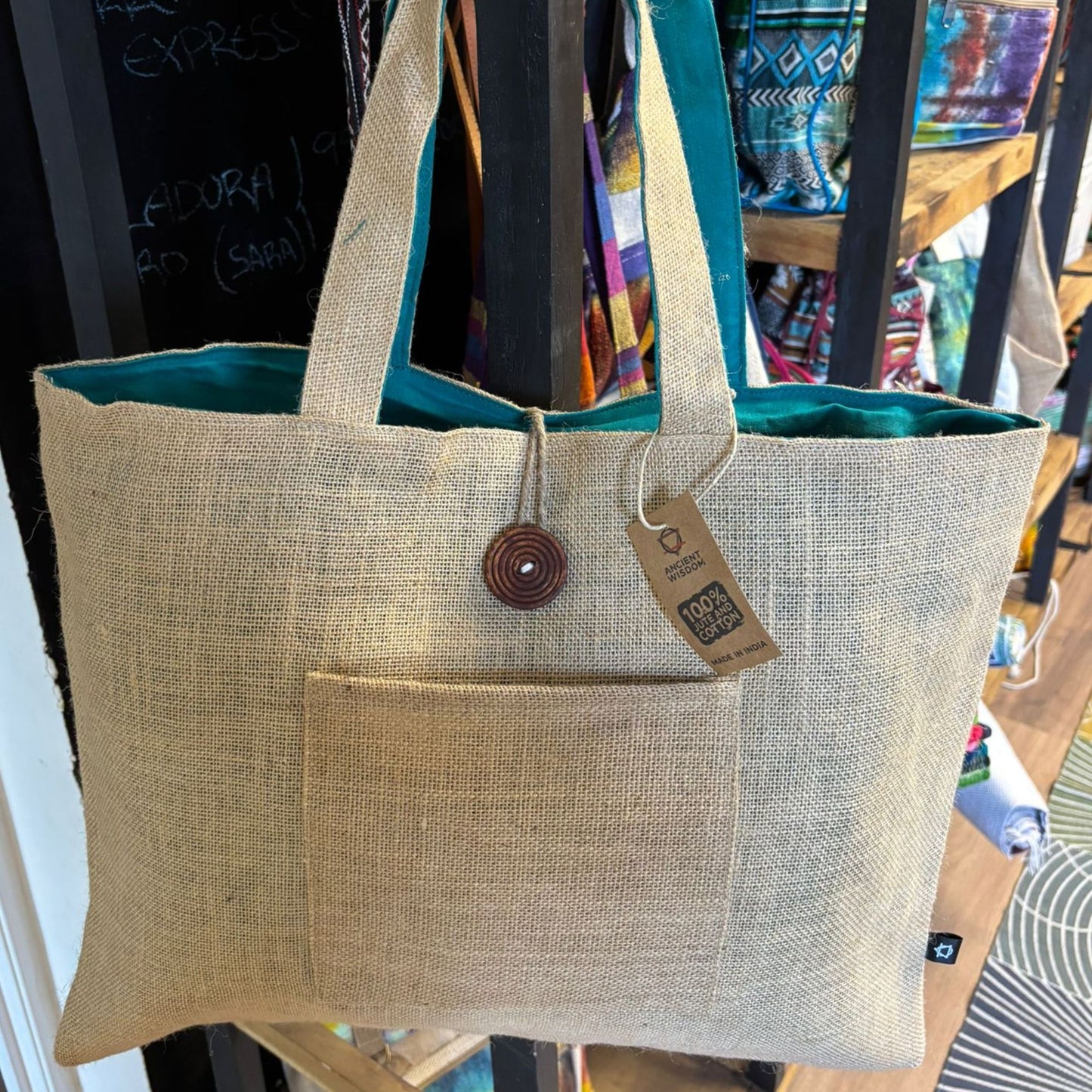 Reversible Shopper aus Jute & Baumwolle - Zwei Looks, ein nachhaltiger Stil