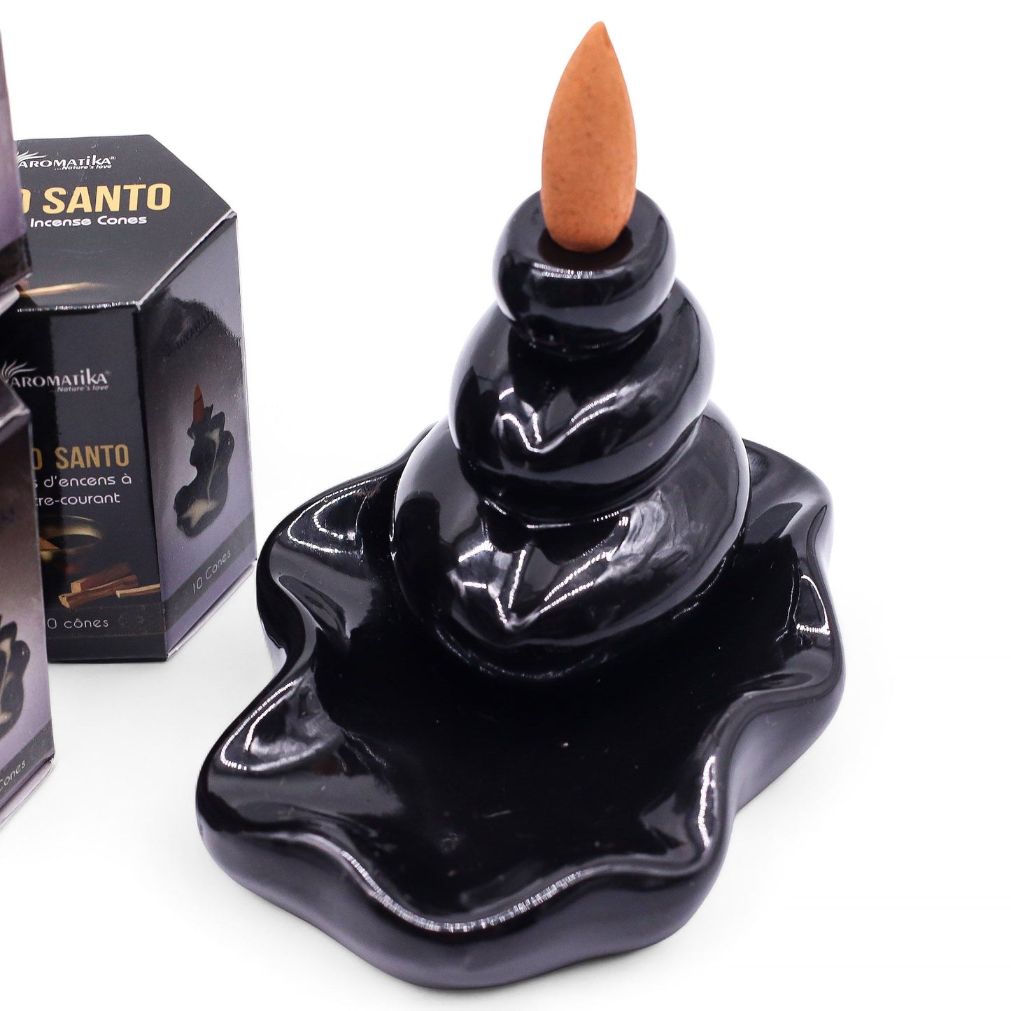 Masala Rückfluss-Räucherkegel Palo Santo - 10 Stück