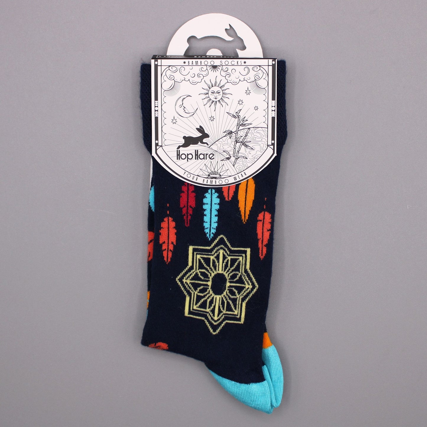 Bambussocken 'Traumfänger' – Weicher Schutz für die Füße (Gr. 36-40)